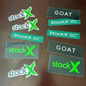 StockX and GOAT stickers - 10 stickers with purchase